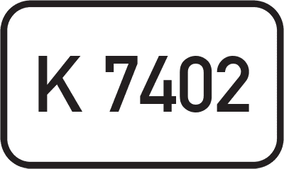 Straßenschild Kreisstraße K 7402