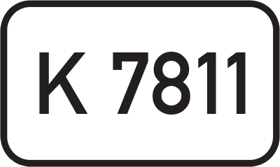 Straßenschild Kreisstraße K 7811