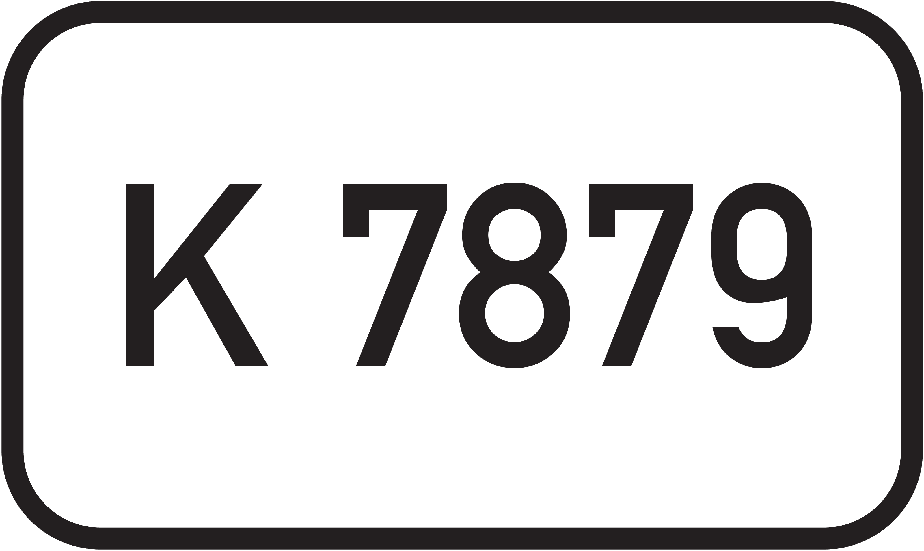 Straßenschild Kreisstraße K 7879