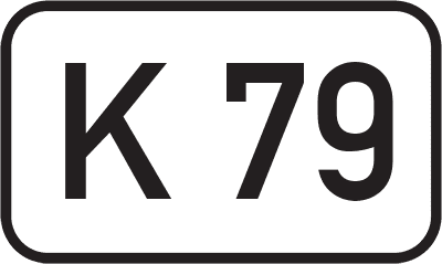 Straßenschild Kreisstraße K 79