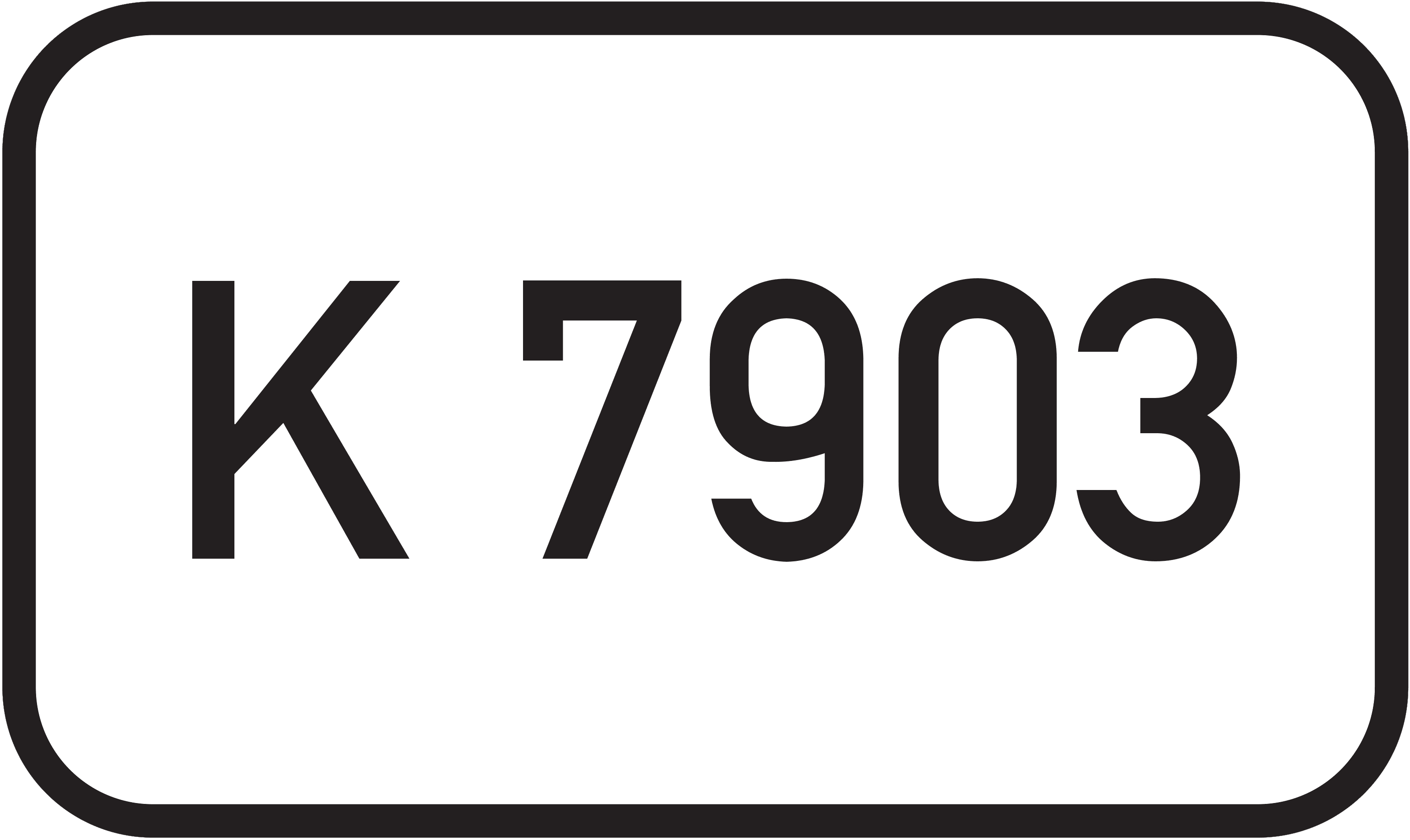 Straßenschild Kreisstraße K 7903