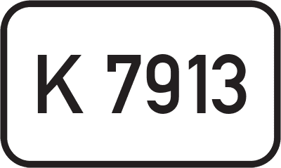 Straßenschild Kreisstraße K 7913
