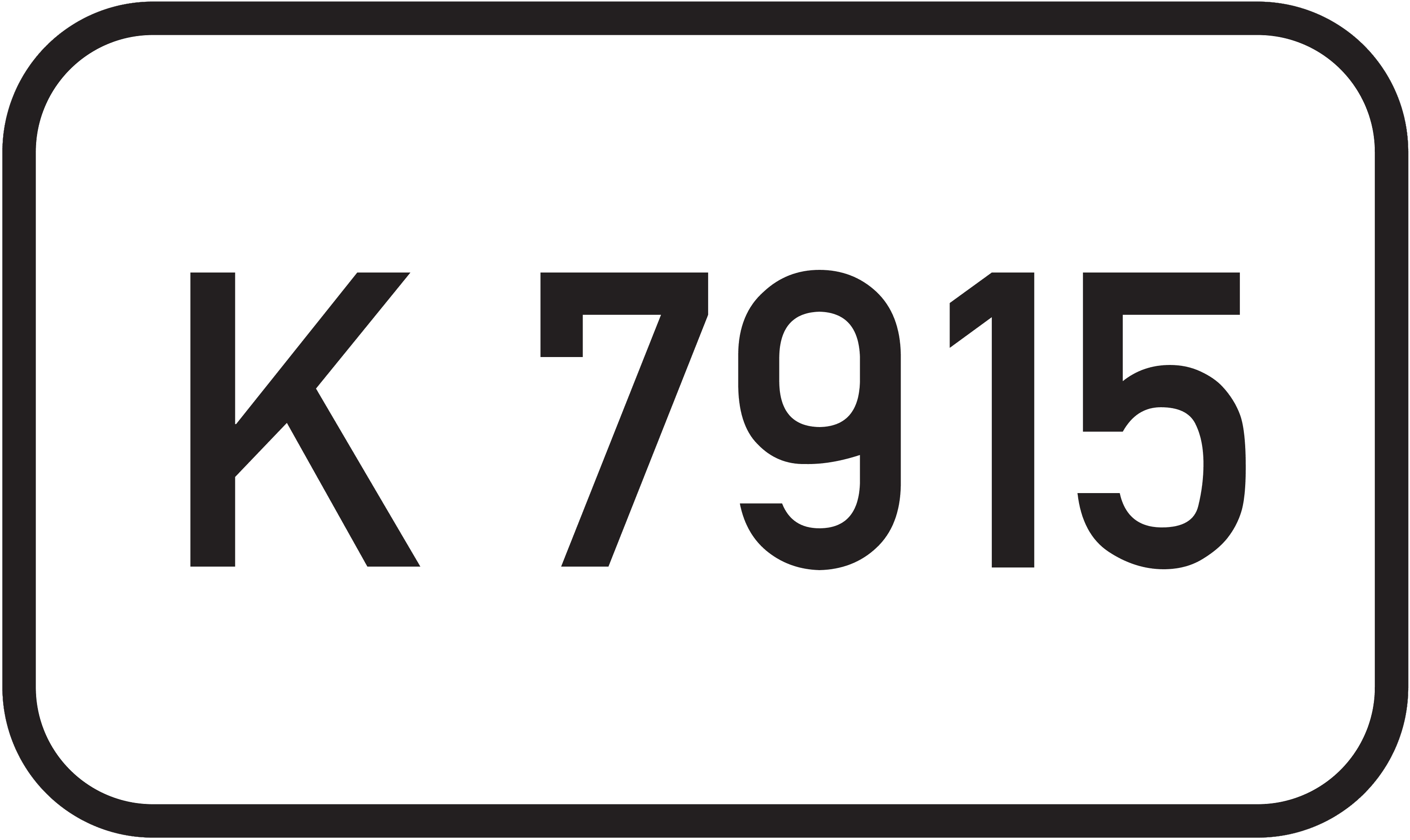 Straßenschild Kreisstraße K 7915