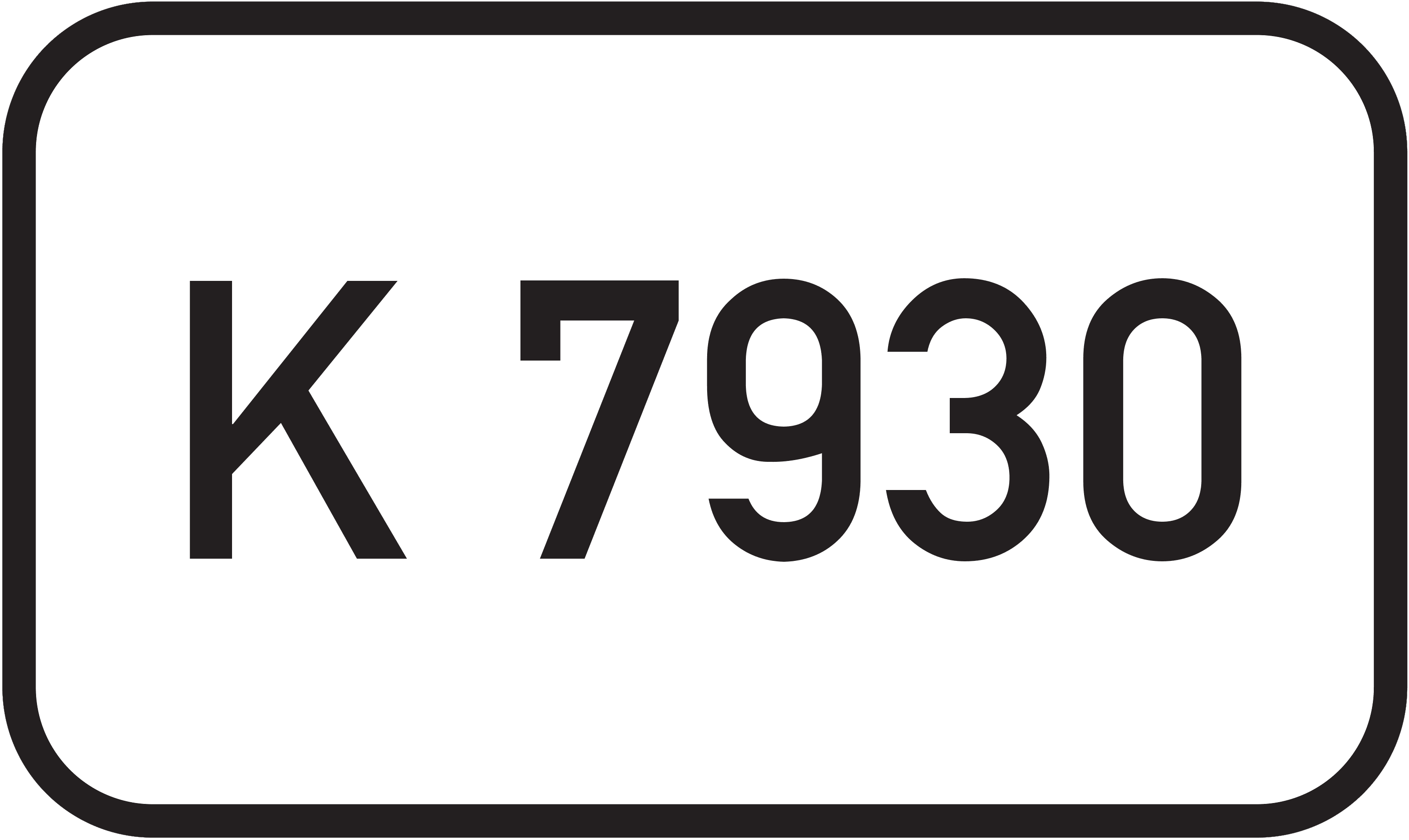 Straßenschild Kreisstraße K 7930