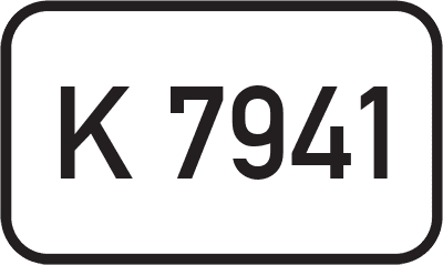 Straßenschild Kreisstraße K 7941