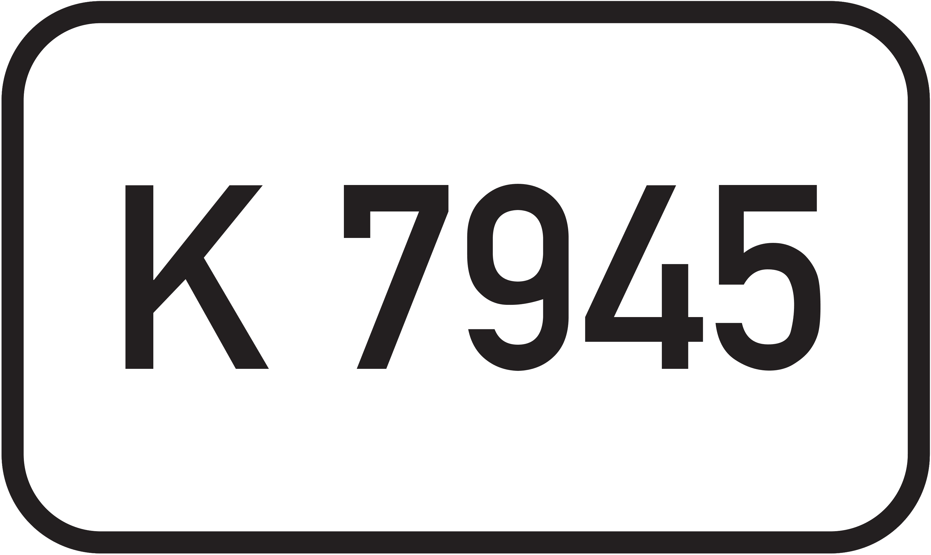 Straßenschild Kreisstraße K 7945