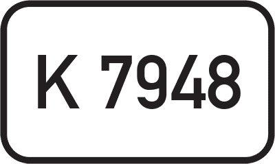 Straßenschild Kreisstraße K 7948