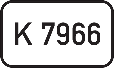 Straßenschild Kreisstraße K 7966