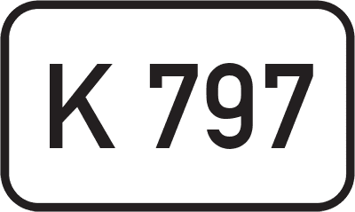 Straßenschild Kreisstraße K 797