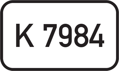 Straßenschild Kreisstraße K 7984