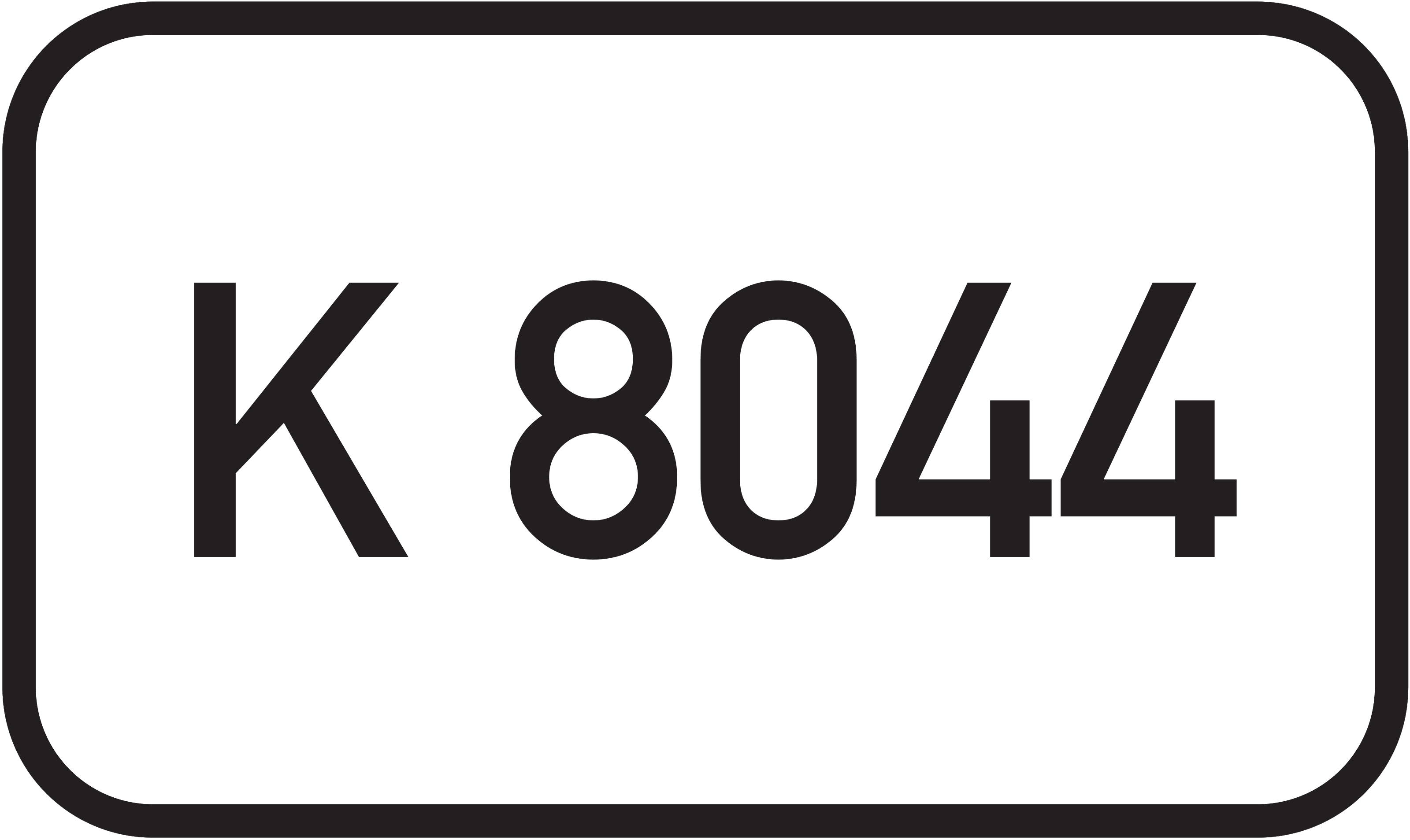 Straßenschild Kreisstraße K 8044