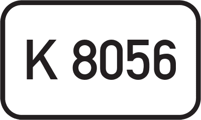 Straßenschild Kreisstraße K 8056