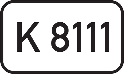 Straßenschild Kreisstraße K 8111