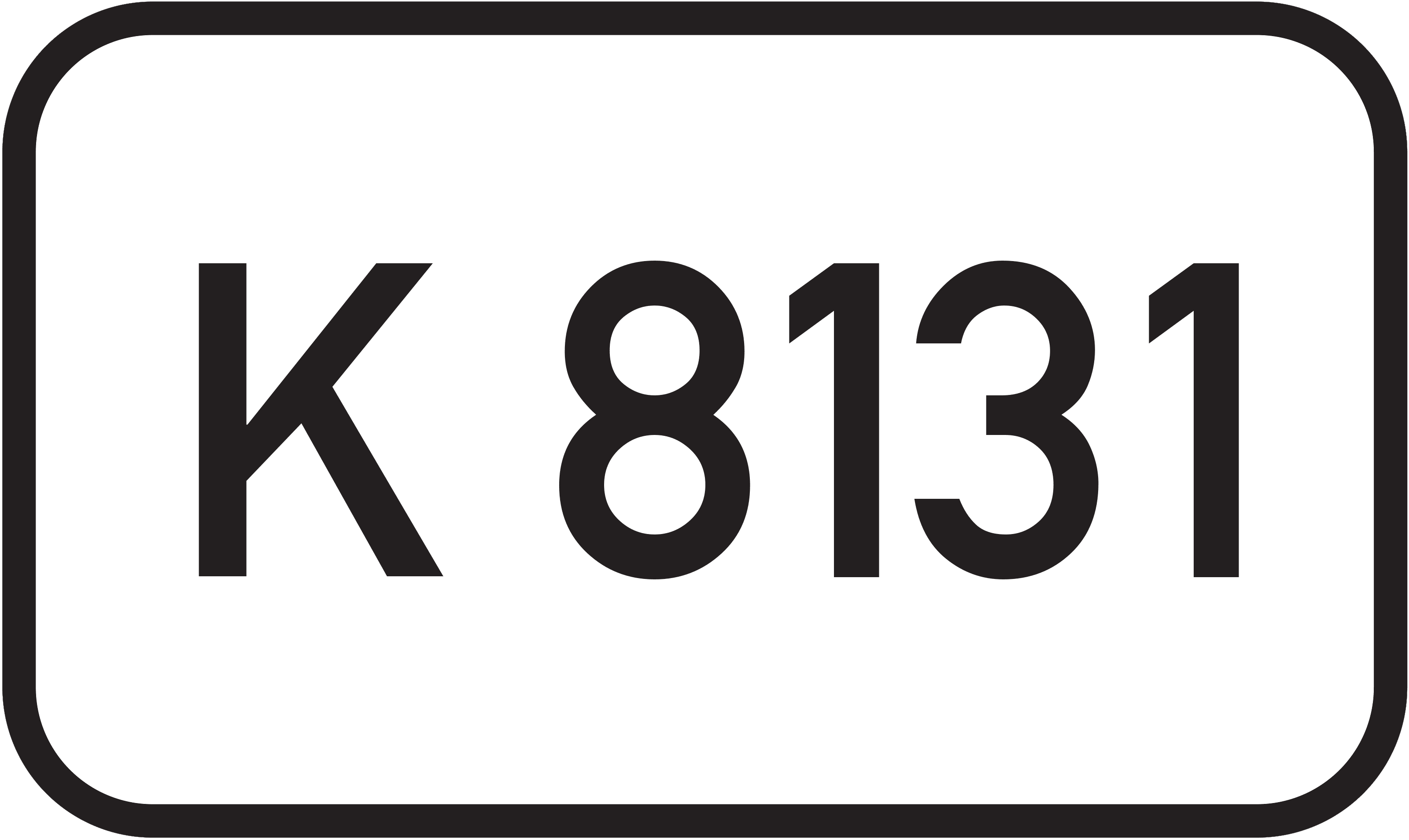 Straßenschild Kreisstraße K 8131