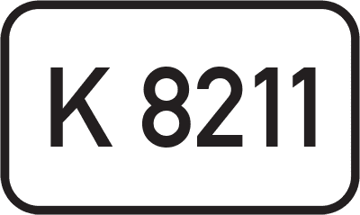 Straßenschild Kreisstraße K 8211