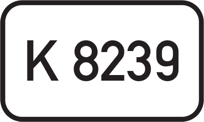 Straßenschild Kreisstraße K 8239