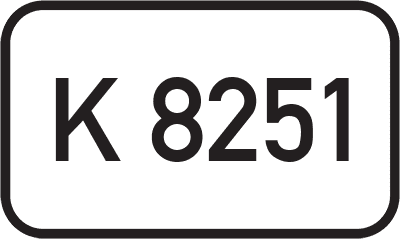 Straßenschild Kreisstraße K 8251