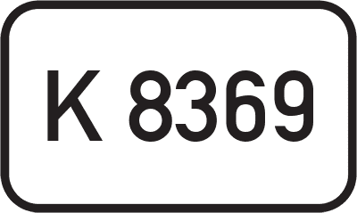 Straßenschild Kreisstraße K 8369