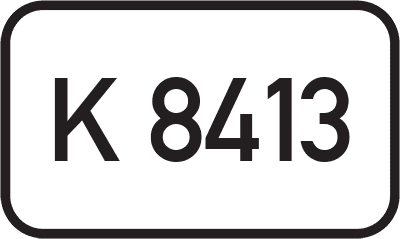 Straßenschild Kreisstraße K 8413