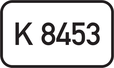 Straßenschild Kreisstraße K 8453