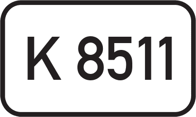 Straßenschild Kreisstraße K 8511