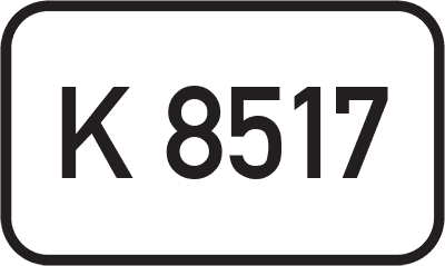 Straßenschild Kreisstraße K 8517
