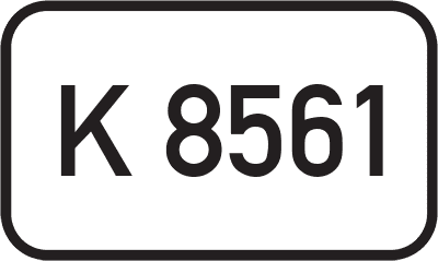 Straßenschild Kreisstraße K 8561