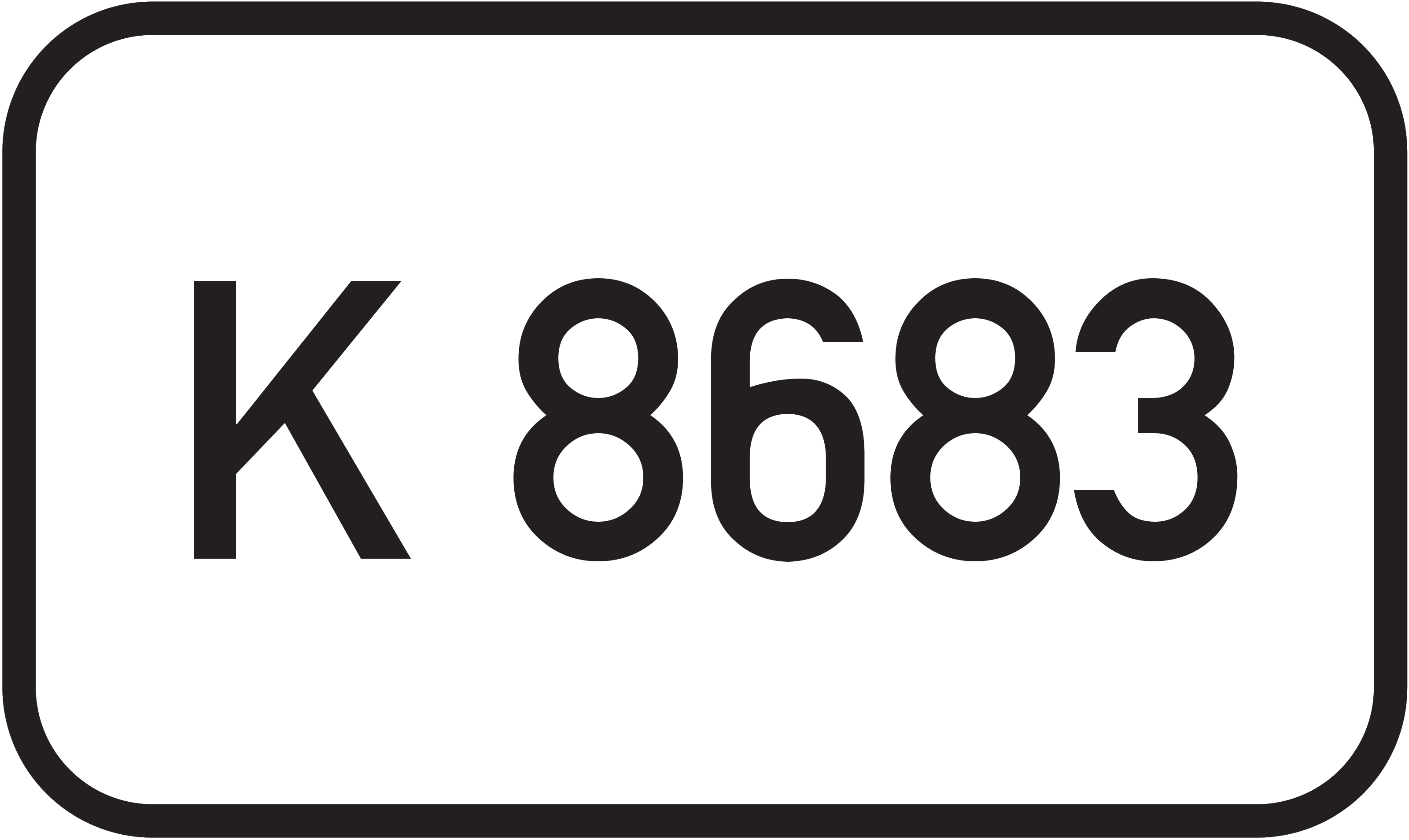 Straßenschild Kreisstraße K 8683
