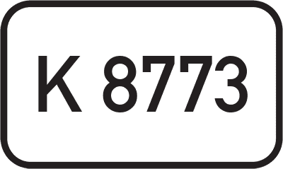 Straßenschild Kreisstraße K 8773