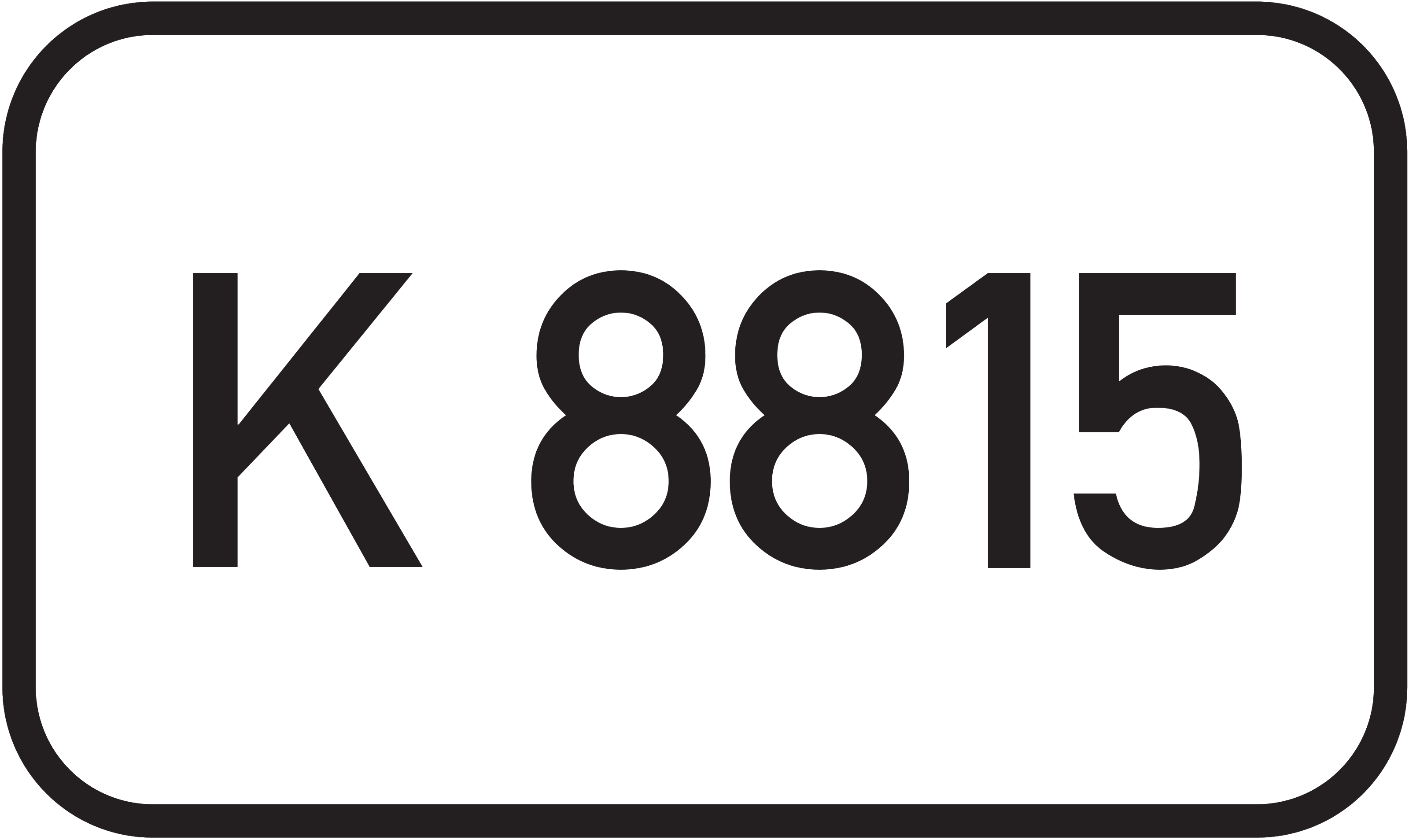 Straßenschild Kreisstraße K 8815