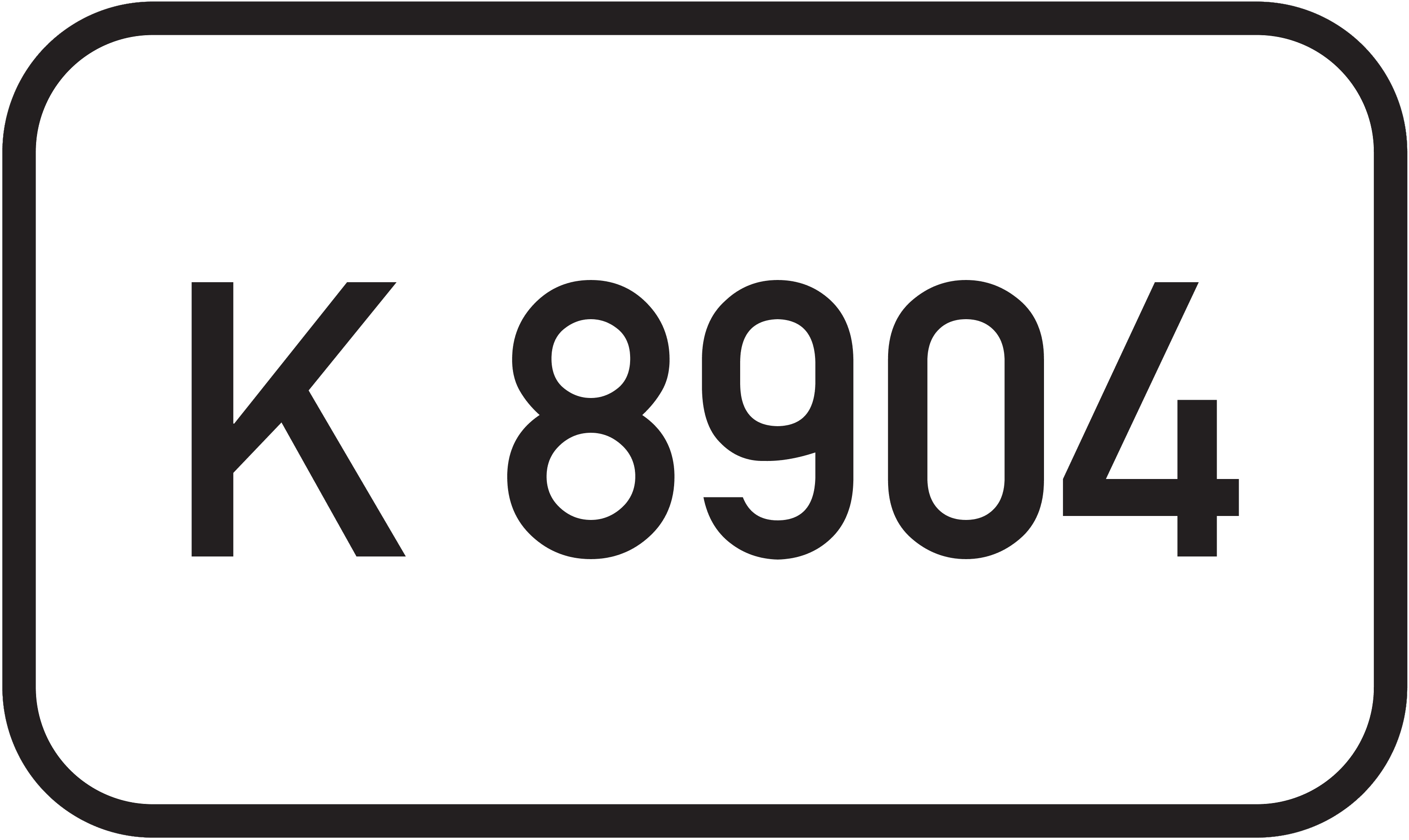 Straßenschild Kreisstraße K 8904