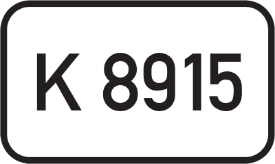 Straßenschild Kreisstraße K 8915