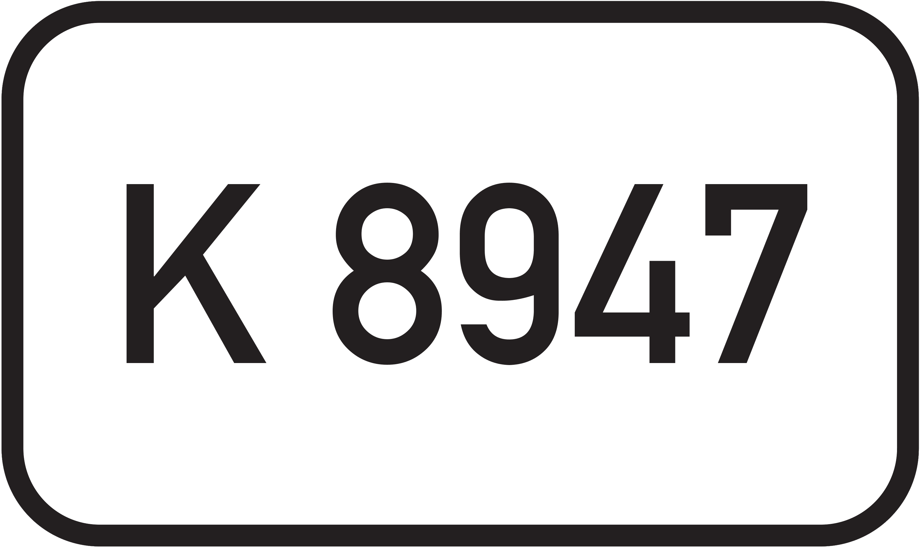 Straßenschild Kreisstraße K 8947