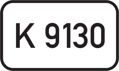 Straßenschild Kreisstraße K 9130