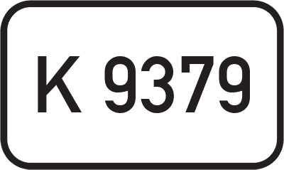 Straßenschild Kreisstraße K 9379