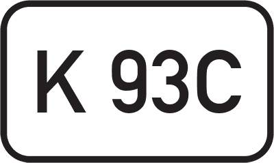 Straßenschild Kreisstraße K 93C