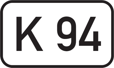 Straßenschild Kreisstraße K 94