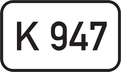Straßenschild Kreisstraße K 947