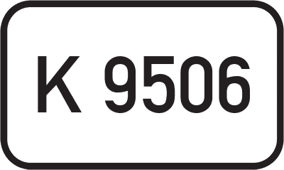 Straßenschild Kreisstraße K 9506