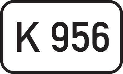 Straßenschild Kreisstraße K 956