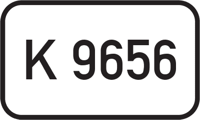 Straßenschild Kreisstraße K 9656