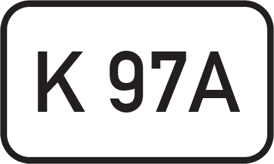 Straßenschild Kreisstraße K 97A