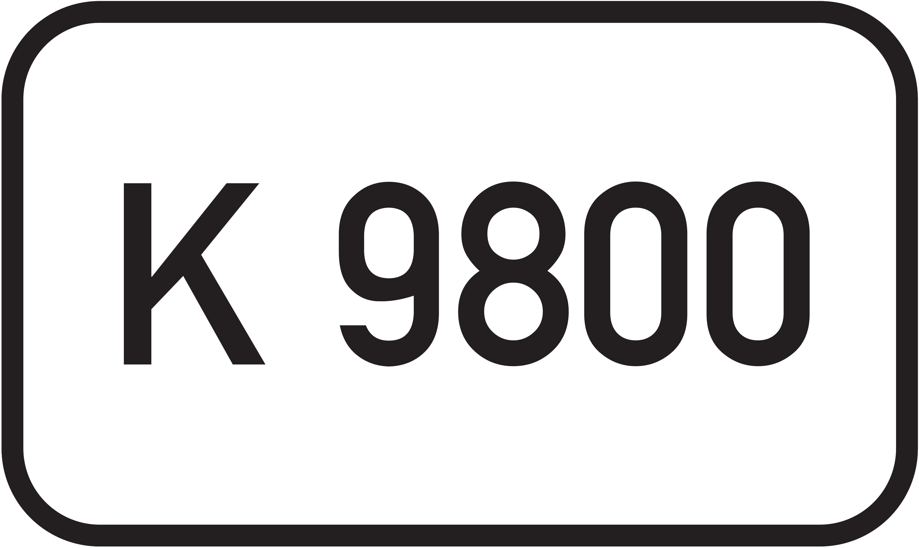 Straßenschild Kreisstraße K 9800
