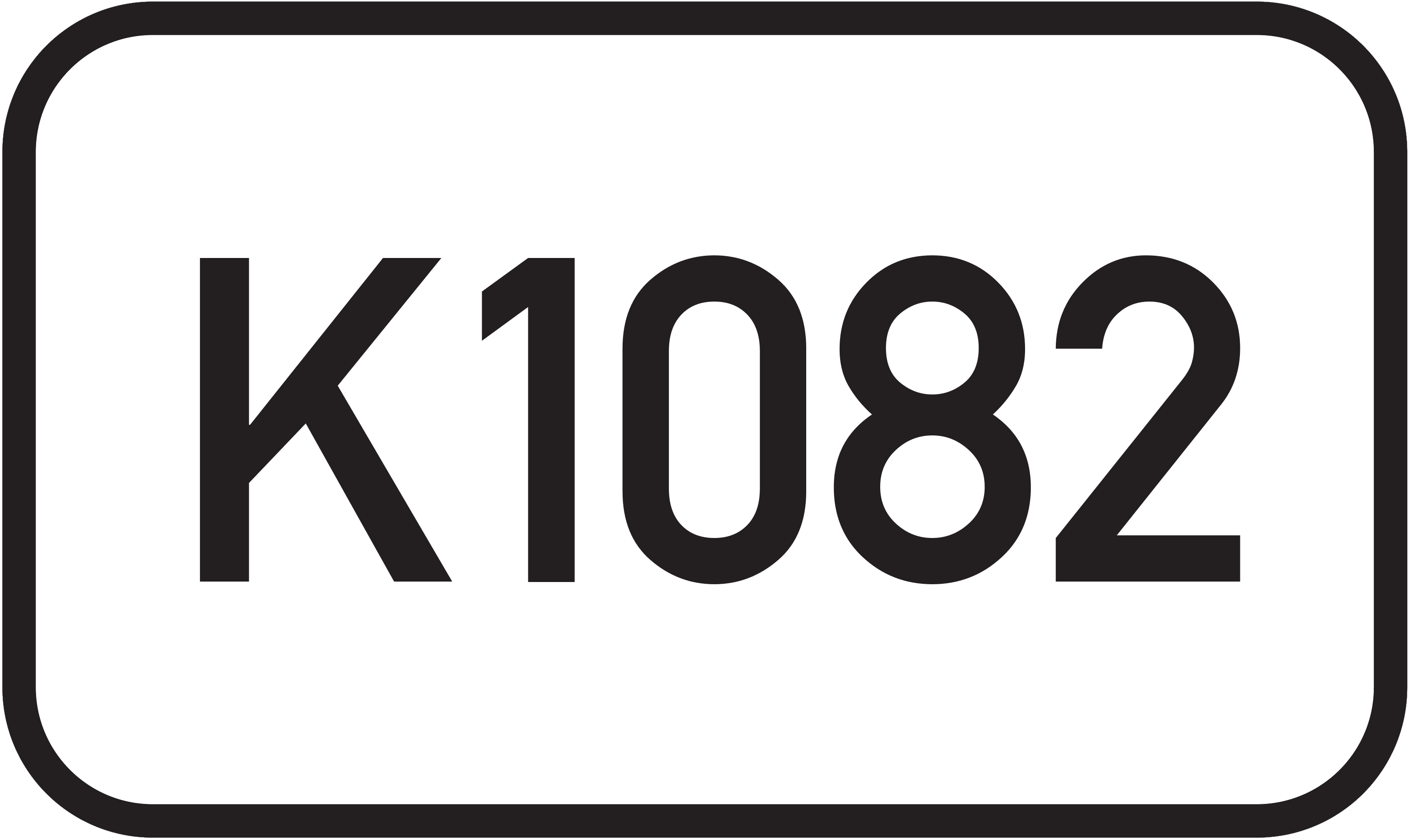 Straßenschild Kreisstraße K1082
