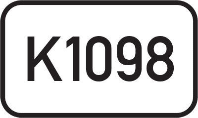 Straßenschild Kreisstraße K1098
