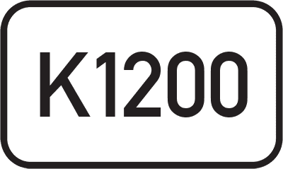 Straßenschild Kreisstraße K1200