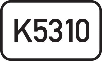 Straßenschild Kreisstraße K5310