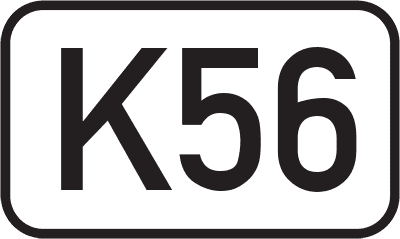 Straßenschild Kreisstraße K56