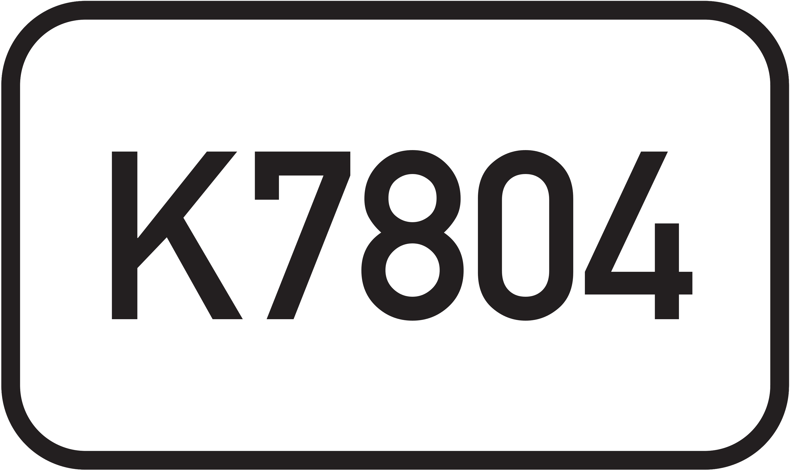 Straßenschild Kreisstraße K7804