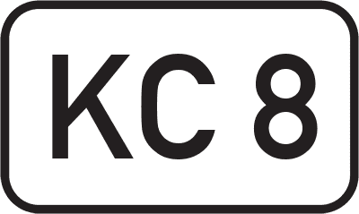 Straßenschild Kreisstraße KC 8